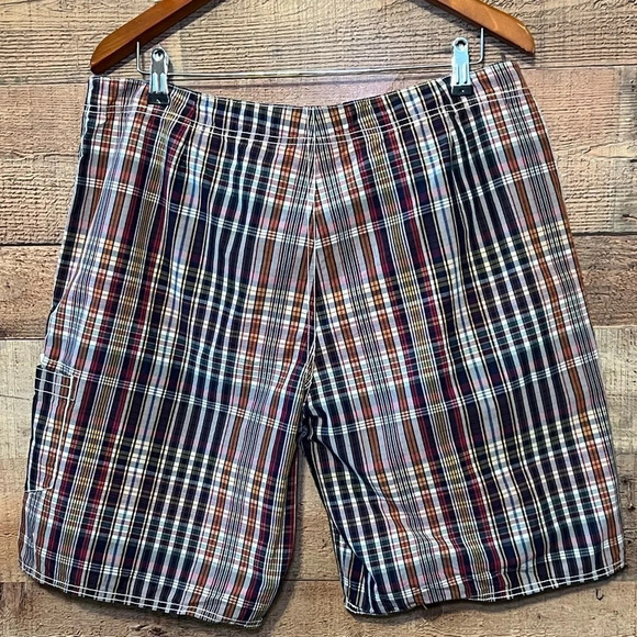 🌻 Polo Ralph Lauren Plaid Board Shorts Men's size 36 Preppy Swim Casual Outdoor - Picture 2 of 6